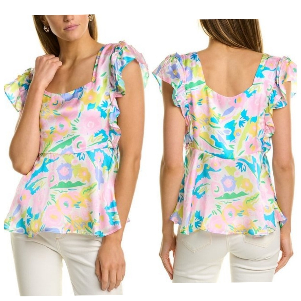 Olivia Ruben Elli Silk top